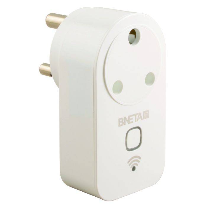 Bneta White IoT Smart WiFi Plug With Power Meter