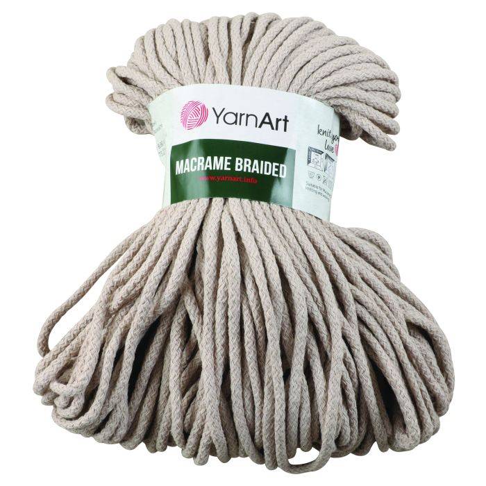 Yarn Art Sand Macrame Braided 5mm 250g