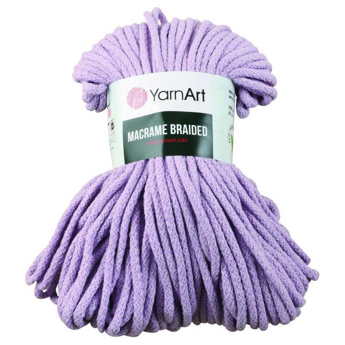 Yarn Art Lilac Macrame Braided 5mm 250g