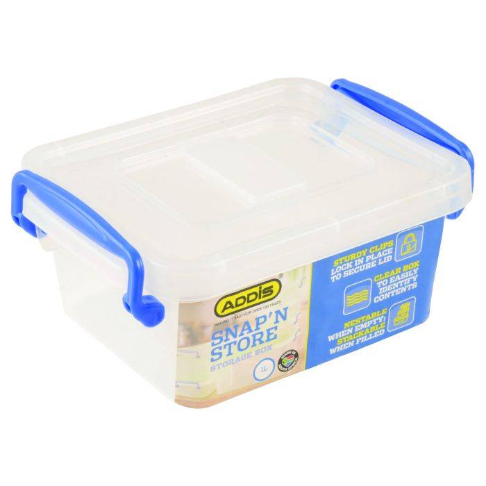 Addis Snap 'n Store Storage Box 1L