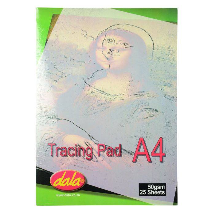 Dala A4 Tracing Paper Pad - 25 Pack