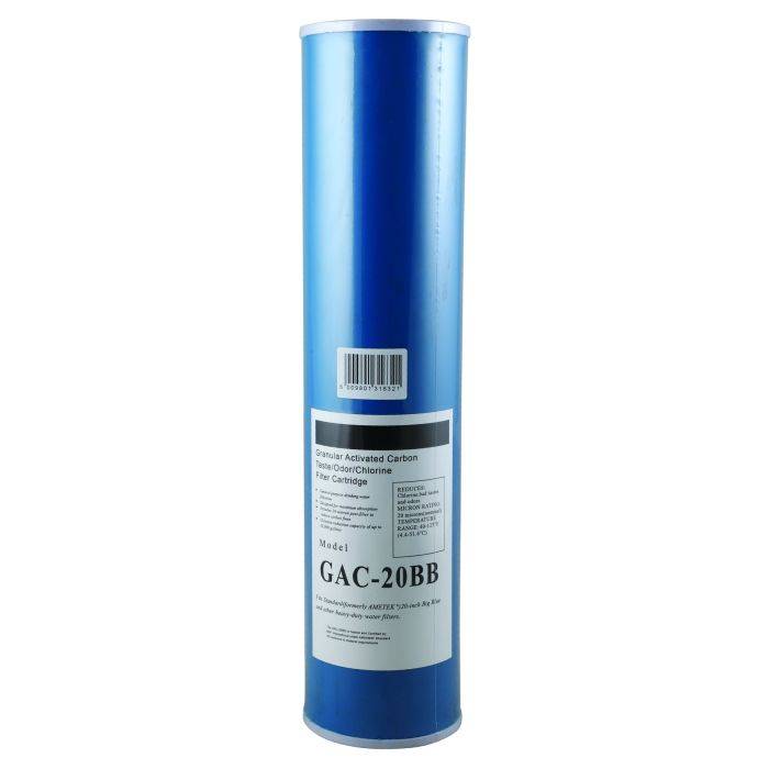 Big Blue Carbon Granular Filter Cartridge 20"