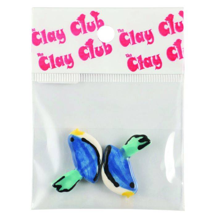 The Clay Club Assorted Clay Tiny Birds Mosaic Tiles
