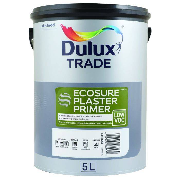 Dulux Ecosure Plaster Primer White 5L
