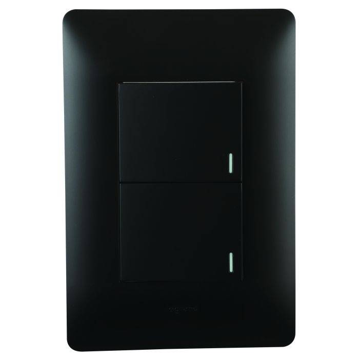 Legrand Ysalis Black 2-Lever 1-Way Light Switch 2x4