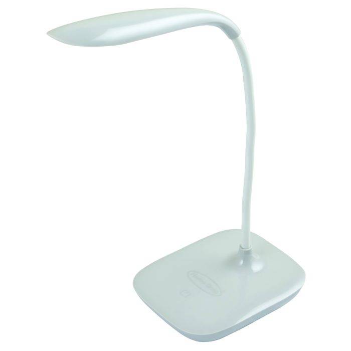 Home Quip Grey Rechargeable Flexible USB Desk Lamp