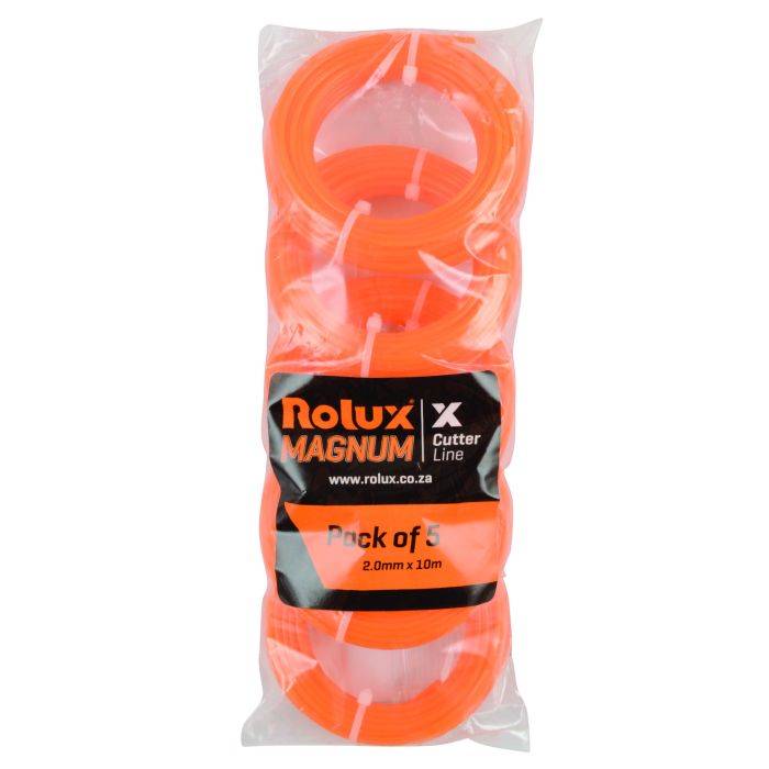 Rolux Round Trim Line 2mm x 10m - 5 Pack