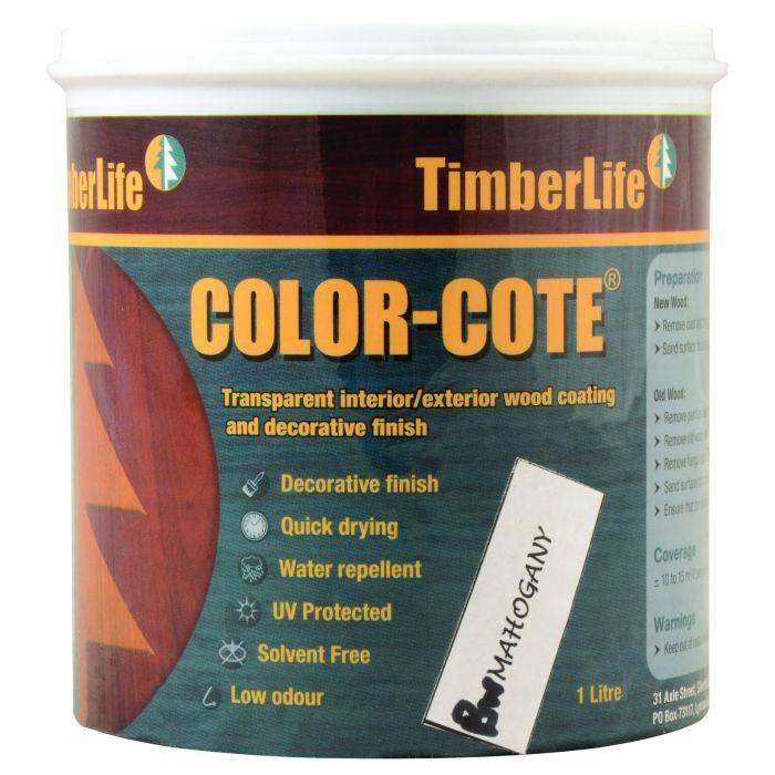 Timberlife Color-Cote Mahogany 1L