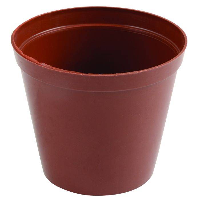 Round Terracotta Plastic Pot 8cm