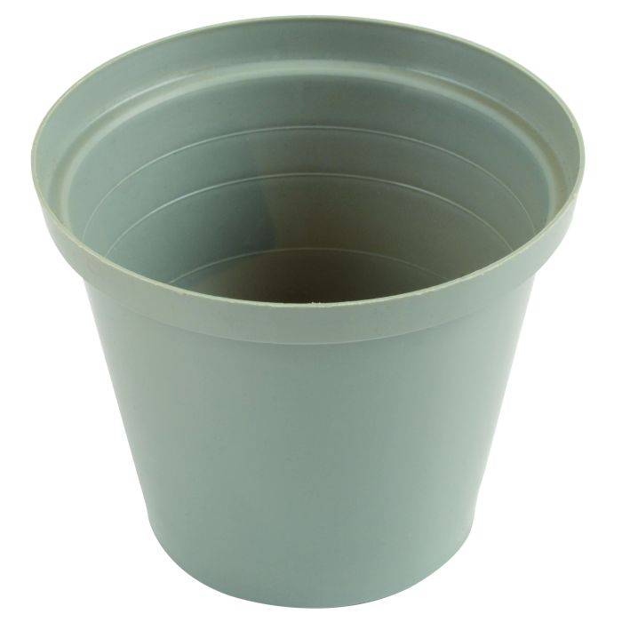 Round Grey Plastic Pot 10cm