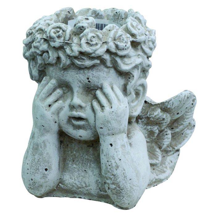 Cement Angel Head Planter