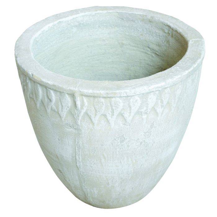 Style Decor Small Round Cement Flower Pot 350 x 3000mm