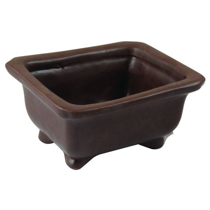 Bullbosum Rectangular Bonsai Pot B7 150 x 100 x 70mm