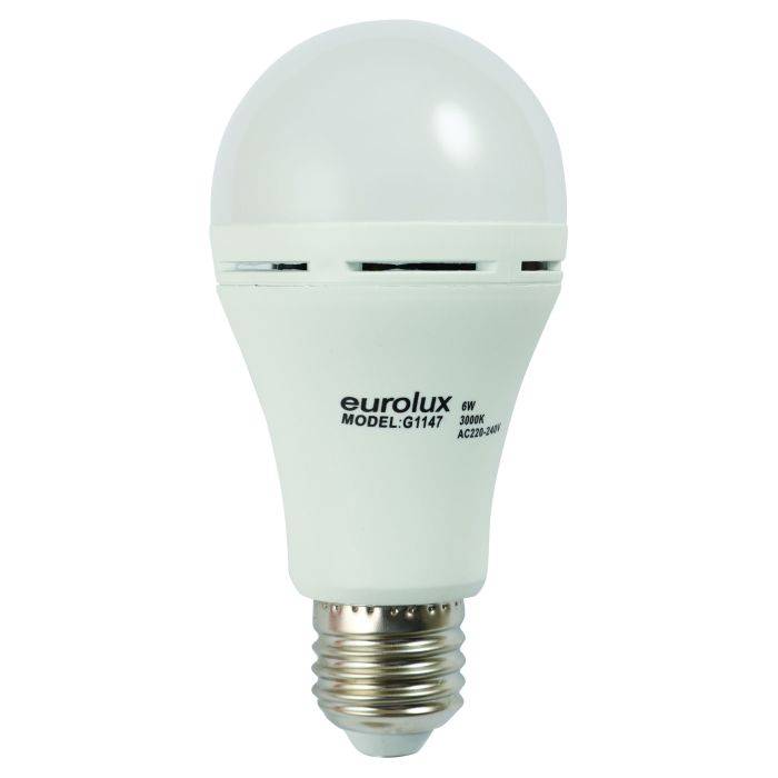Eurolux Rechargeable LED Lamp 6W E27
