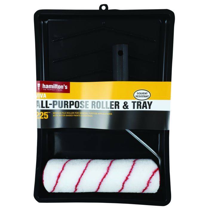 Hamiltons 225mm All-Purpose Roller Set & Tray