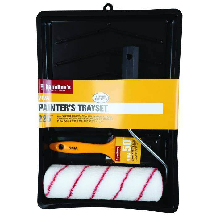Hamiltons Viva Painters Roller Set & Tray
