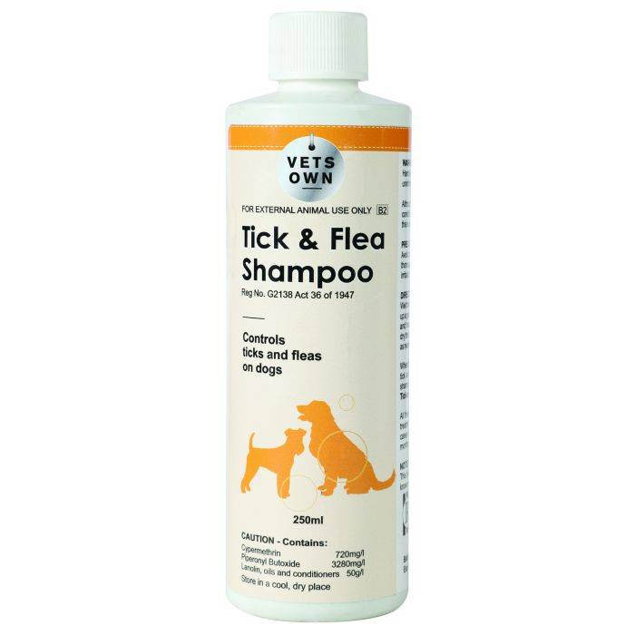 Vets Own Tick And Flea Shampoo 250ml