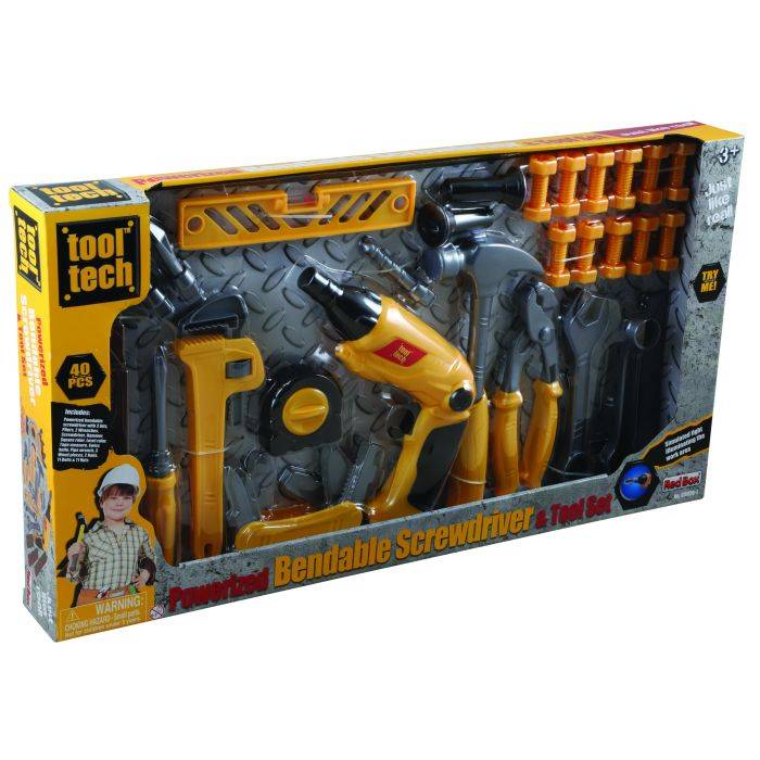 ToolTech Powerized Toy Screwdriver & Tool Set