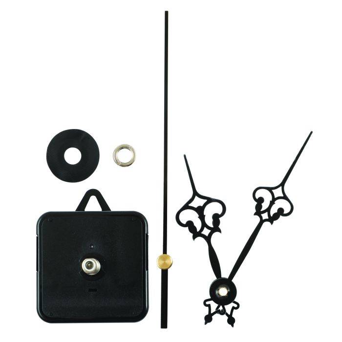 A.Shak Black Craft Mechanism Clock 300MM