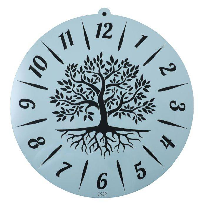 A.Shak Stencil Clock 30X30