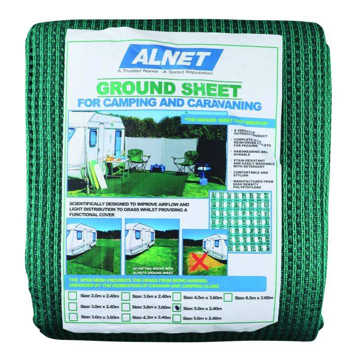 Alnet Green Groundsheet 5x2.4M