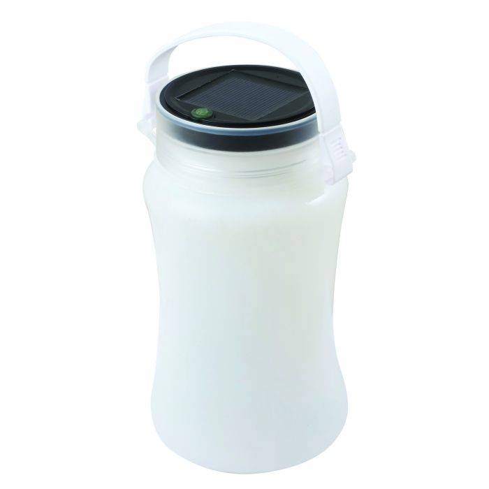 Ultrate LED Rechargeable White Solar Lantern Bottle