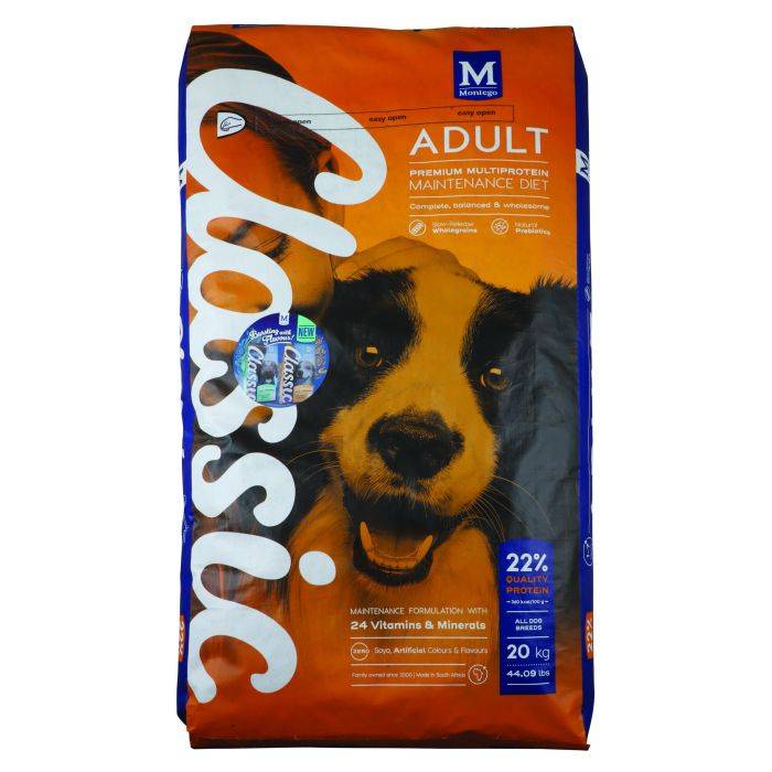 Montego Classic Adult Dog Food 20kg
