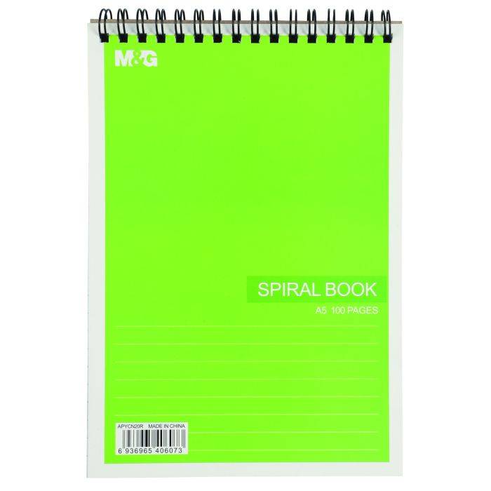 M&G Spiral Note Book A5 50 Pages