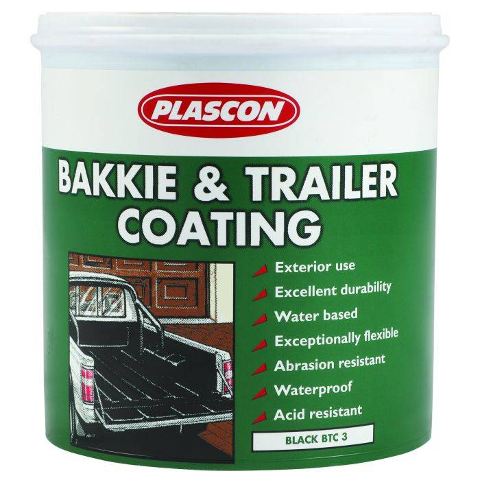 Plascon Black Trailer & Bakkie Coat 1L