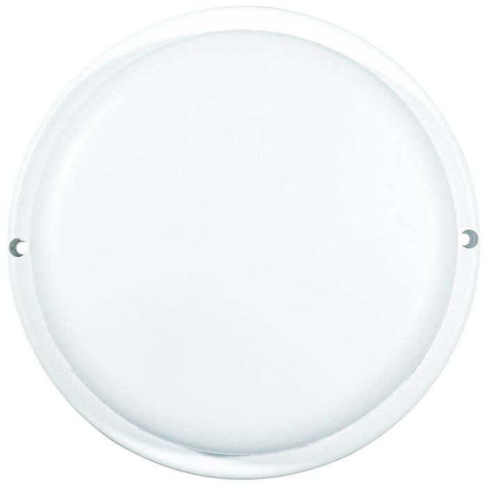 Major Tech White Round Bulkhead LED Light 12w
