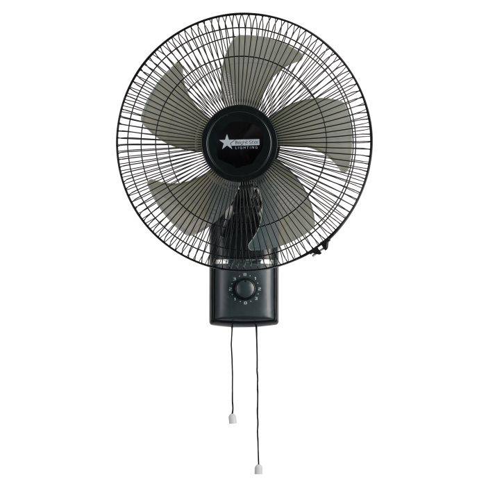 Bright Star Black Fan Wall Pull Switch 400mm