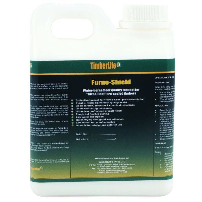 Timberlife Clear Furno-Shield Wood Sealer 1L