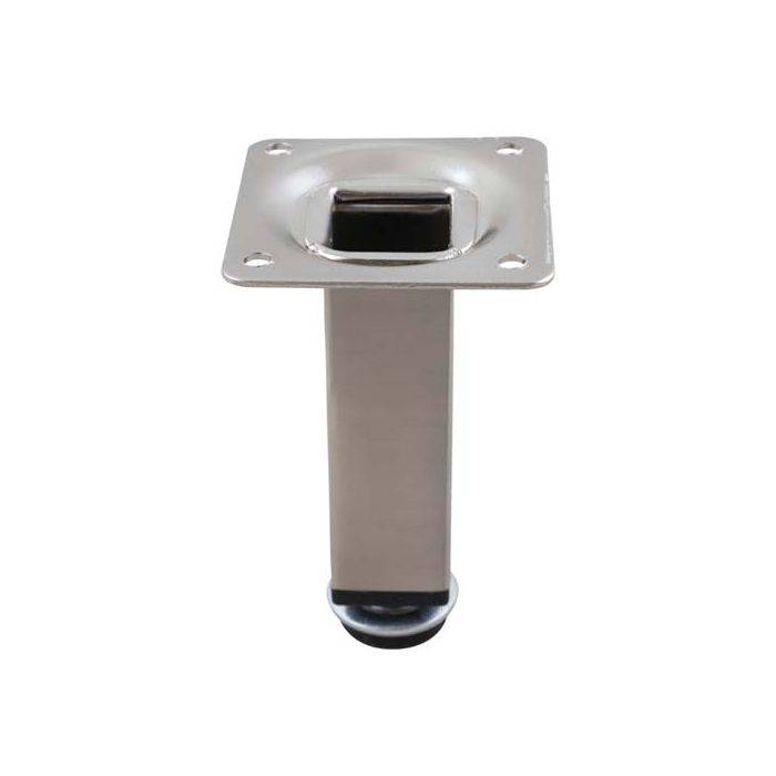 Raiel Brushed Satin Nickel Square Leg 100 x 25mm