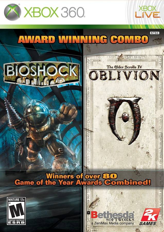 Bioshock / Elder Scrolls: Oblivion - Double Pack - XBOX 360 (NEW)