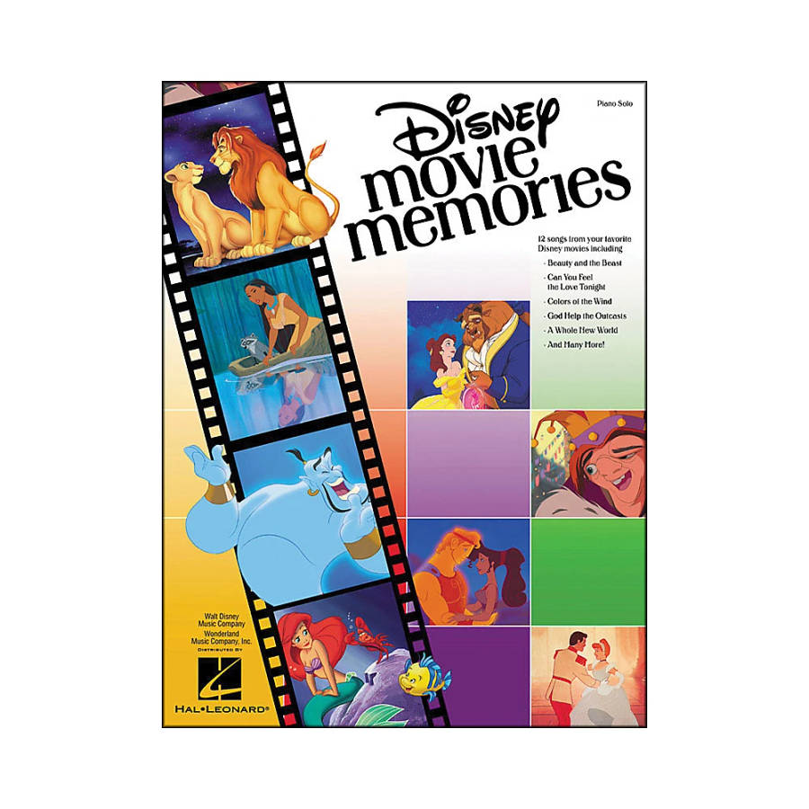Hal Leonard Disney Movie Memories For Piano Solo