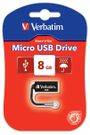 Verbatim 44049 - Micro USB Drive 8GB - Black