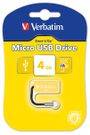 Verbatim 47417 - Micro USB Drive 4GB - Sunkissed Yellow