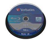 Verbatim 43742 BD-R SL 6x (spindle) 25GB 10 Pack