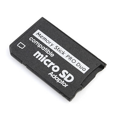 MicroSD to Memory Stick Pro Duo Memory Card Adapter - PSP Compatible