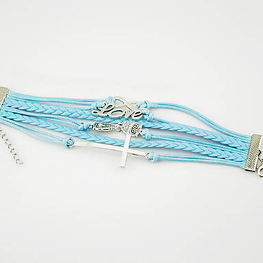 Infinity leather charm bracelets special, Handmade Bracelets. -Love Cross