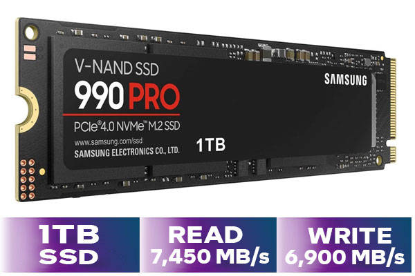 SAMSUNG 990 PRO 1 TB NVME SSD