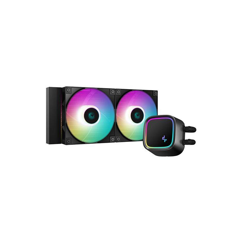 DeepCool LE520BK ARGB AIO CPU Liquid Cooler With New High-Performance ARGB Hydro Bearing PWM Fans...