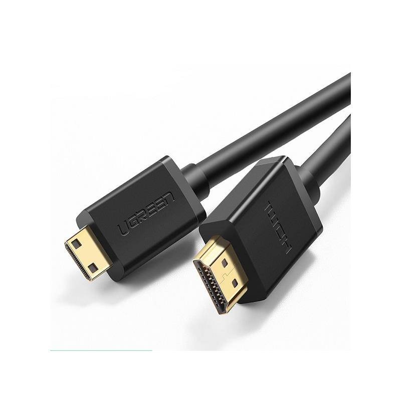 UGreen 11167 Mini HDMI Male to HDMI Male 1.5m Cable with Gold-Plated Connectors, PVC Casing and S...