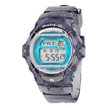 Casio Baby G Digital Dial Transparent Resin Ladies Watch