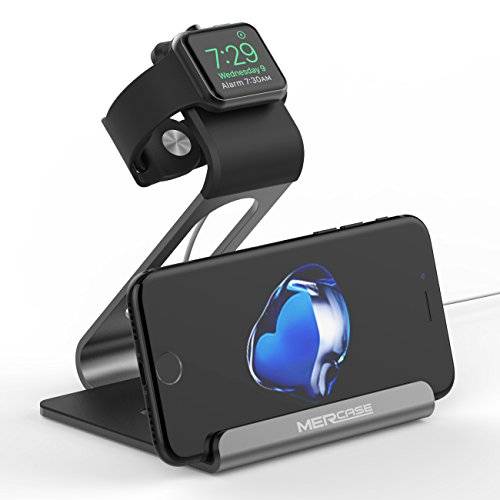 Mercase Apple Watch Stand -Support Night Stand Mode iWatch Charging Stand Bamboo Bracket Docking Sta