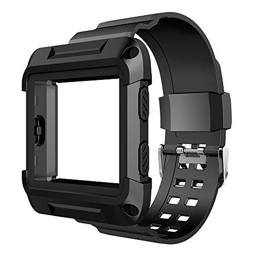 Fitbit Blaze Bands, Simpeak Protective Frame Case with Resilient Strap Replacement Bands for Fit bit