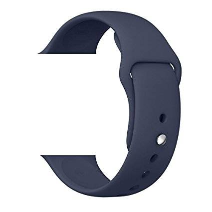 Apple Watch Band, WESHOT Silicone Soft Replacement Watch Band Strap For Apple Watch Sport Edition 38