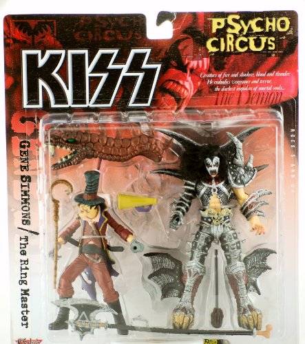McFarlane Toys KISS Psycho Circus Gene Simmons (The Demon) and The Ring Master Action Figures