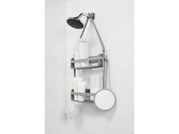 Umbra Flex Hanging Shower Mirror - UMB023463918 - Grey