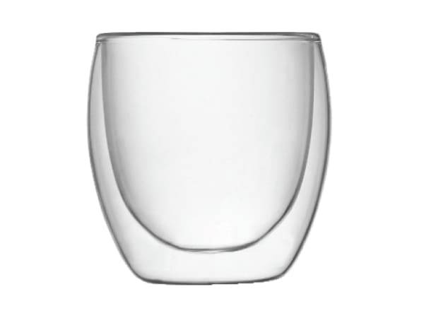 NOVA Fanel Double Walled Glass Short Tumblers, Set of 2 - 29840